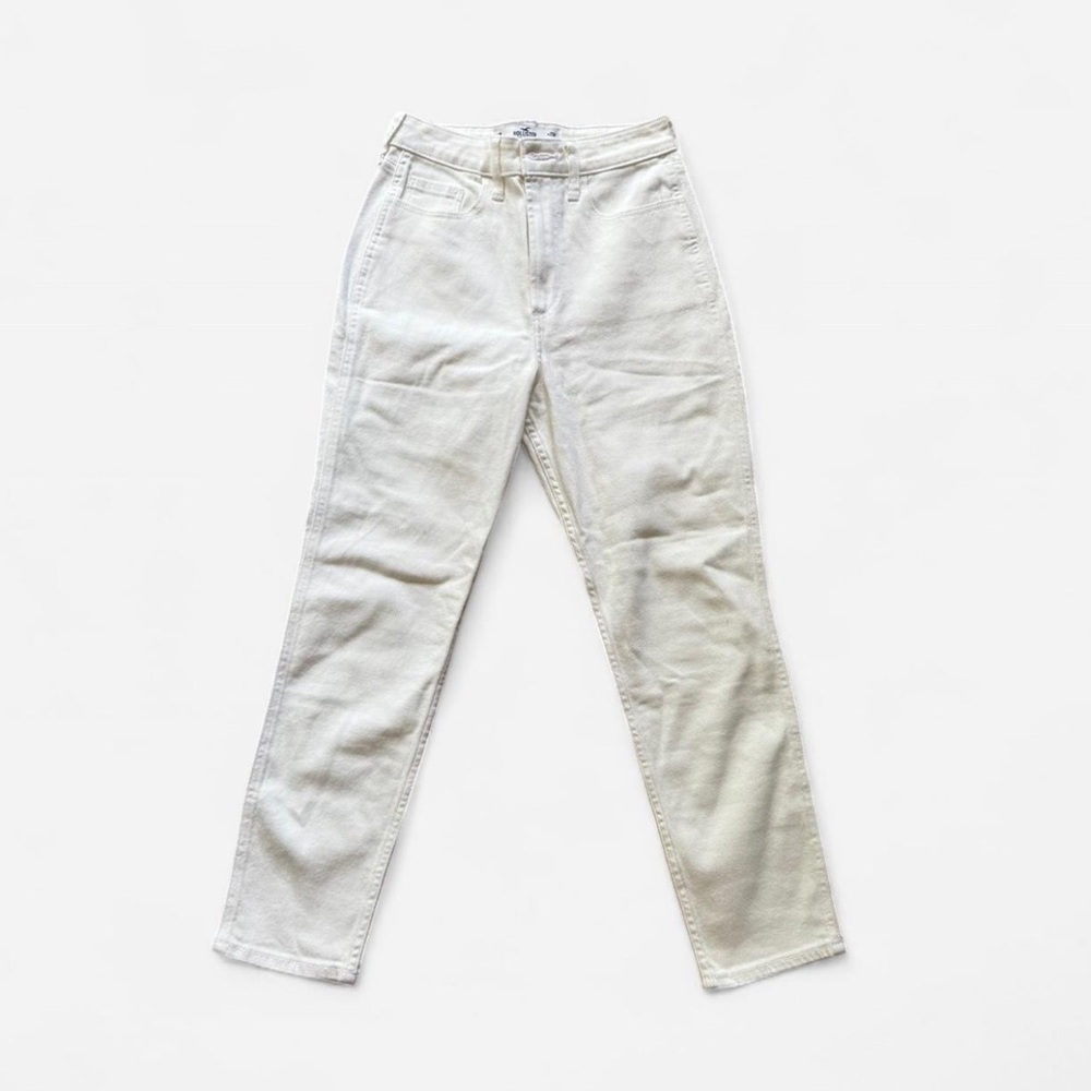 Hollister White High-Rise Jeans